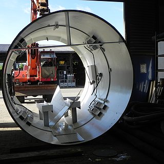 Hood shield made in our workshop