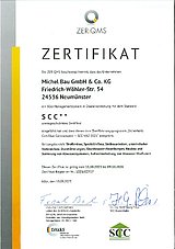 SCC Urkunde